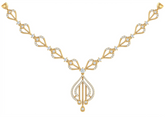 14K Gold & Diamond Dailywear Necklace Set KRB44112N-A