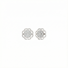 18K Gold & Diamond Engagement Earring For Women PER-172