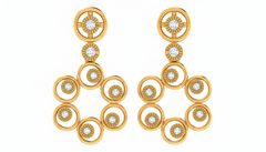 14K Gold & Diamond Women Dangler Earring KRA44177E