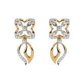 Gold & Diamond Women Dangler Earring KRC60080E