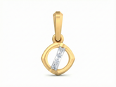 18K Gold & Diamond Dailywear Pendant KSK083