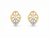 18K Gold & Diamond Women Stud Earring KRK30030