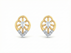 18K Gold & Diamond Women Stud Earring KRK30030