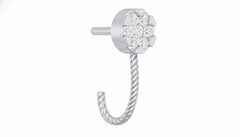 18K Gold & Diamond Nose Ring KRA50303