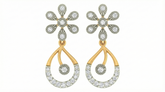 14K Gold & Diamond Women Engagement Earring KRH44039E-A