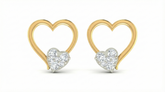 18K Gold & Diamond Women Stud Earring KRA40178E