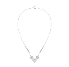 Gold & Diamond Heart Mangalsutra For Women KRC50129