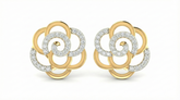 18K Gold & Diamond Women Stud Earring KRA40129E