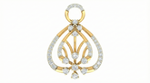 18K Gold & Diamond Partywear Pendant Set KRA40179P