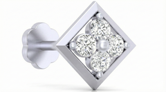 18K Gold & Diamond Stud Nose Pin KRA50064