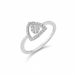 18K Gold & Diamond Ring For Women R4351MYD0009