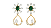 Gold & Diamond Women Gemstone Earring KRC60117E
