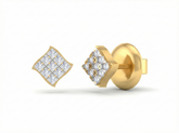 18K Gold & Diamond Women Stud Earring KSK031