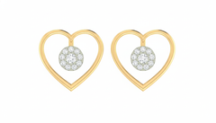 18K Gold & Diamond Women Stud Earring KRA40159E