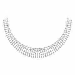 14K Gold & Diamond Choker Necklace Set KRB44185N