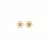18K Gold & Diamond Women Earring KER-09