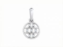 18K Gold & Diamond Dailywear Pendant Set KSK120