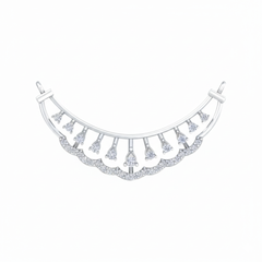 18K Gold & Diamond Wedding Mangalsutra For Women KRB90055