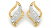 18K Gold & Diamond Women Stud Earring KRA40148E