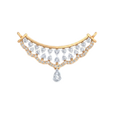 Gold & Diamond Floral Mangalsutra For Women KRC50159