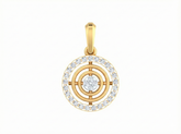 18K Gold & Diamond Dailywear Pendant KSK090