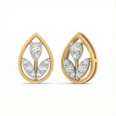 18K Gold & Diamond Earring For Women PER-300
