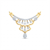 18K Gold & Diamond Wedding Mangalsutra For Women KRB90042