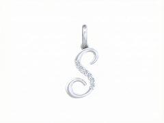 18K Gold & Diamond Initial Pendant KRK20090