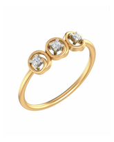 18K Gold & Diamond Dailywear Ring For Women KRB10122-A