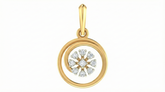 18K Gold & Diamond Dailywear Pendant Set KRA40154P