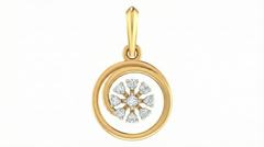 18K Gold & Diamond Dailywear Pendant Set KRA40154P