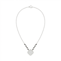 Gold & Diamond Beaded Mangalsutra For Women KRC50189