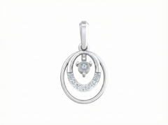 18K Gold & Diamond Dailywear Pendant KSK119