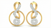 18K Gold & Diamond Women Earring KRA40156E