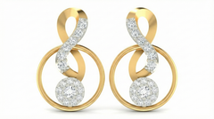 18K Gold & Diamond Women Earring KRA40156E