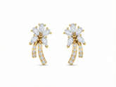 18K Gold & Diamond Women Engagement Earring KFK30021