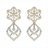14K Gold & Diamond Women Dangler Earring KRH44124E