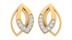 18K Gold & Diamond Women Stud Earring KRA40149E