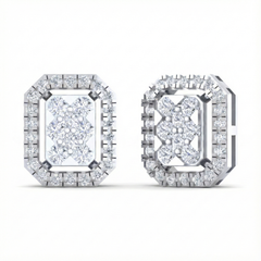 18K Gold & Diamond Women Stud Earring KRB40028E