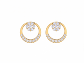 Gold & Diamond Women Engagement Earring KRC30252