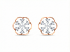 18K Gold & Diamond Women Stud Earring KRK40115E
