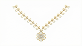 14K Gold & Diamond Dailywear Necklace Set KRB44078N-A