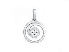 18K Gold & Diamond Dailywear Pendant KSK111