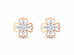 18K Gold & Diamond Women Stud Earring KRK40127E