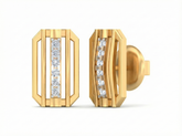 18K Gold & Diamond Women Stud Earring KSK066