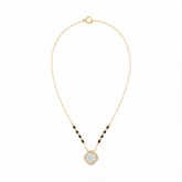 18K Gold & Diamond Beaded Mangalsutra For Women KRE90101