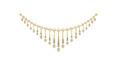 14K Gold & Diamond Choker Necklace Set KRB44101N-A