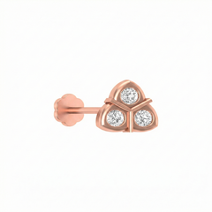 18K Gold & Diamond Stud Nose Pin NP-164