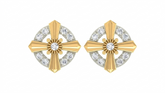 Gold & Diamond Women Stud Earring KRC40717E