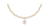 14K Gold & Diamond Lightweight Necklace Set KRB44077N-A